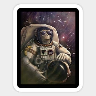 Space Monkey Sticker